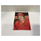 #64  Mike Schmidt Topps Jumbo AUTOGRAPHED Card HOF
