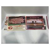#63.  Lot of (10) Cincinnati Reds Team Photos incl