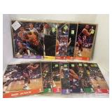 222.  Lot of (14) NBA Hoops Action Photos