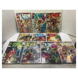 155. Lot of (10) X-Men 1991 & 1992 Comics Includin