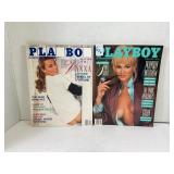 620. Lot of (2) Vintage Playboy Magazines Vanna Wh