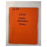 205.  1975 Topps Baseball Stars Folder