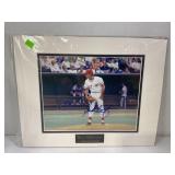 251.  11x14 Matted Will McEnaney Cincinnati Reds B