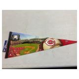 483.  Lot of (3) Cincinnati Reds Pennants