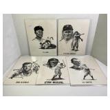 303.  Multiple Artist Facimile Hall Of Fame