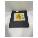 72.  Binder of 1990 Fleer Basketball Starter Set W