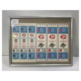 666.  Very Rare Uncut World Series Tickets 1987 ML