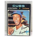 176.  Ernie Banks 1971 Topps Nice Shape!!!
