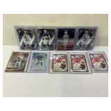 175.  Lot of (9) Drake Maye New England Patriots F