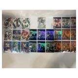 868.  Box Of Sports Card Sheets Full of NEW Footba