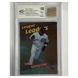 699.  Sammy Sosa Game Used Bat Card GRADED 10 BCCG