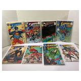 166.  Lot of (9) Superboy DC Comics