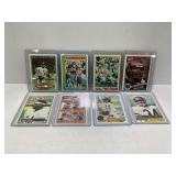 342.  Lot of (8) Early Years Walter Payton Topps F