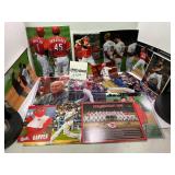 453.  Box of MLB Autographed Pictures & other Pict