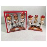 535.  Cincinnati Reds SGA Triple Head Bobblehead "