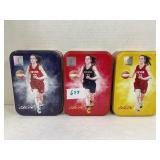 623.  (3) 2024 WNBA Caitlin Clark Tin Set Red Blue