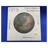 1893 COLUMBIAN EXPOSITION HALF DOLLAR