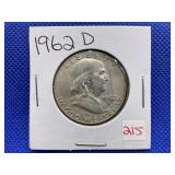 1962-D FRANKLIN HALF DOLLAR