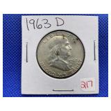 1963-D FRANKLIN HALF DOLLAR