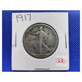 1917 WALKING LIBERTY HALF DOLLAR