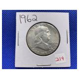 1962 FRANKLIN HALF DOLLAR