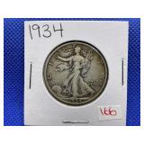 1934 WALKING LIBERTY HALF DOLLAR