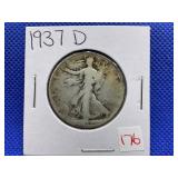 1937-D WALKING LIBERTY HALF DOLLAR