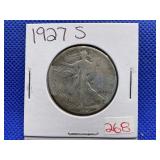 1927 WALKING LIBERTY HALF DOLLAR