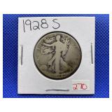 1928-S WALKING LIBERTY HALF DOLLAR