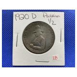 1920-D PILGRIM HALF DOLLAR