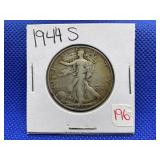 1944-S WALKING LIBERTY HALF DOLLAR