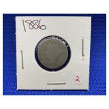 1886 LIBERTY HEAD NICKEL