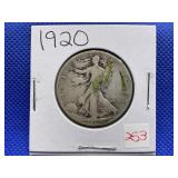1920 WALKING LIBERTY HALF DOLLAR