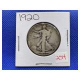 1920 WALKING LIBERTY HALF DOLLAR