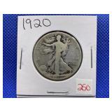 1920 WALKING LIBERTY HALF DOLLAR
