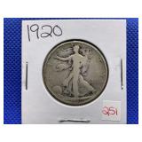1920 WALKING LIBERTY HALF DOLLAR