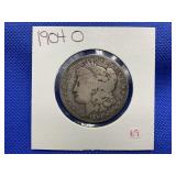 1904-O MORGAN SILVER DOLLAR