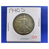1940-S WALKING LIBERTY HALF DOLLAR