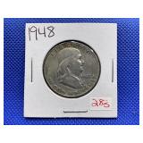 1948 FRANKLIN HALF DOLLAR