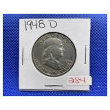 1948-D FRANKLIN HALF DOLLAR