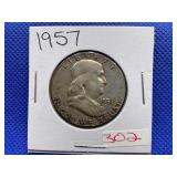 1957 FRANKLIN HALF DOLLAR