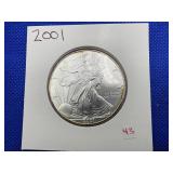 2001 AMERICAN SILVER EAGLE