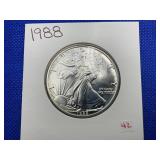 1988 AMERICAN SILVER EAGLE