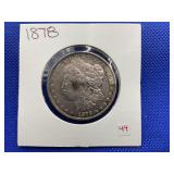 1878 MORGAN SILVER DOLLAR