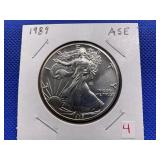 1989 AMERICAN SILVER EAGLE
