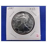 1987 AMERICAN SILVER EAGLE