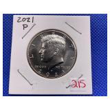 2021P KENNEDY HALF DOLLAR