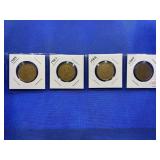 LOT OF 4 CANADIAN DOLLARS 1987, 1988, 1989 & 1989