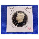 2013S KENNEDY HALF DOLLAR PROOF