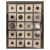 LOT OF 20 FOREIGN COINS - POSSIBLE SILVER